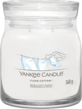 Ароматична свічка Yankee Candle Signature Clean Cotton 368 г (5038581128979)