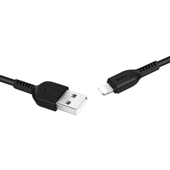 Кабель 2м Hoco X20 Flash Lightning Black