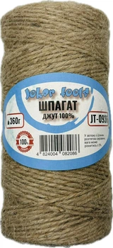 Шпагат натуральный на втулке Джут 100% 360 г Joker Tools