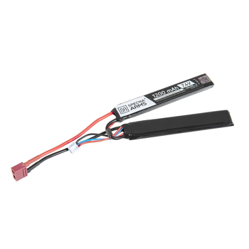 Аккумулятор Specna Arms LiPo 7,4V 1200mAh 15/30C Battery - T-Connect (Deans) (186979)