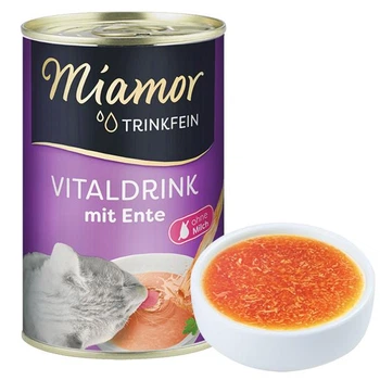 Напиток бульон Miamor Vitaldrink mit Ente для кошек с уткой 135 г (4000158743633)