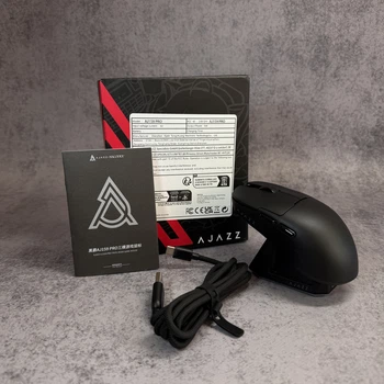 Ігрова бездротова миша Ajazz AJ159 PRO Wireless 8K Black PAW3395 26000 DPI