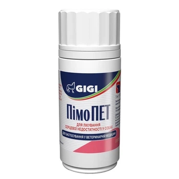 Витамины для здоровья сердца у собак GiGi PimoPET 5, 30 табл