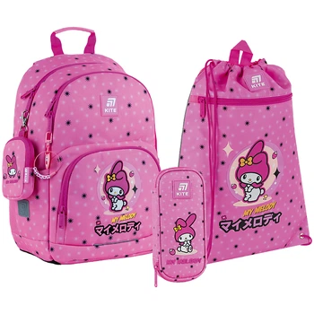 Шкільний набір Kite Education My Melody SET_HK25-585M-2 (рюкзак, пенал, сумка)