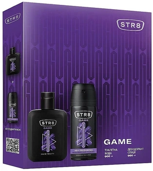 STR8 Game - Набор (edt/100ml + deo/150ml) STR8 Game (1271398-1222887694-2)
