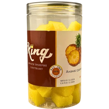 Мармелад зі смаком ананас King 500 г (банка)