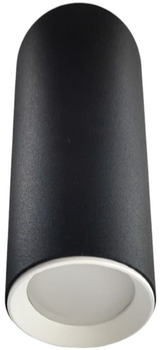 Lampa tuba Light Prestige Manacor 17 cm 1 x GU10 czarno - biała (LP-232/1D - 170 BK/WH)