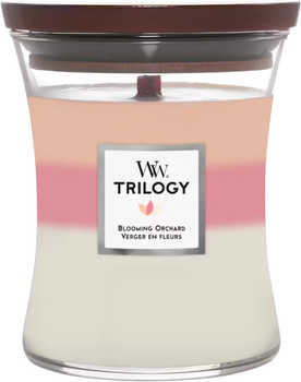 Świeca zapachowa Woodwick Trilogy Blooming Orchard 275 g (5038581148632)