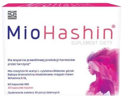 Suplement diety NutroPharma MioHashin 30 + 60 kapsułek (5907513003823)