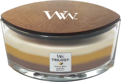 Świeca zapachowa Woodwick Trilogy Cafe Sweets 453.6 g (5038581054254)