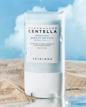 Сонцезахисний стик spf 50 SKIN1004 Madagascar Centella Hyalu-Cica Silky-Fit 20 g