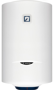 Водонагрівач електр. Ariston круглий BLU1 R PL DRY, 80л, 1,5кВт, сухий тен, мех. кер-ння, C, Італія, білий