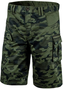 Шорти робочі Neo Tools Camo, еластичний пояс, L(52), камуфляж
