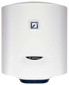 Водонагрівач електр. Ariston круглий BLU1 R PL DRY, 50л, 1,5кВт, сухий тен, мех. кер-ння, C, Італія, білий