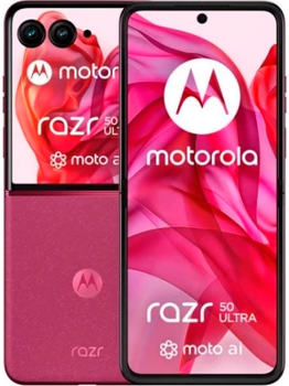 Мобільний телефон Motorola Razr 50 Ultra 12/512GB Hot Pink (001012027115)