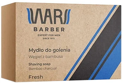 Мыло для бритья Miraculum Barber Wars Fresh с бамбуковым углем 80 г (5900793054073)