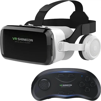 Очки виртуальной реальности Shinecon SC-G04BS-Box + Джойстик Shinecon SC-B01 (SC-G04BS+SC-B01)