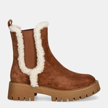 Жіночі зимові челсі високі Michael Kors 878586268 40 Коричневі (1159834599)