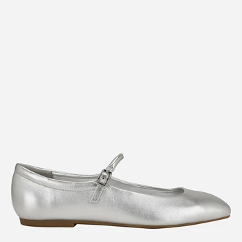 Жіночі балетки шкіряні Calvin Klein 937054615 39.5 Сріблясті (1159834241)