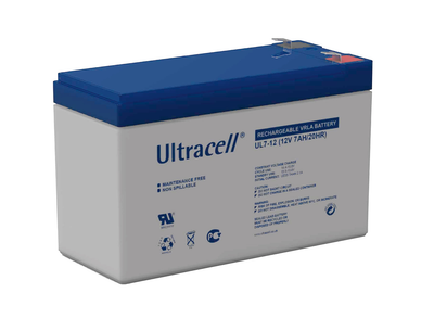 Батарея аккумуляторная Ultracell UL7-12, 12В, 7Ач, AGM