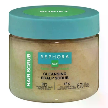Отшелушивающий шампунь-скраб для кожи головы Sephora Collection, натуральный, веганский, 200 ml