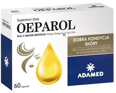 Suplement diety Adamed Oeparol Olej z wiesiołka 60 kapsułek (5900161002415)