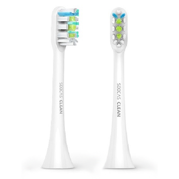 Насадка для зубної щітки Xiaomi SOOCAS X1/X3/X5 BH01W (Білі, 2 шт.)