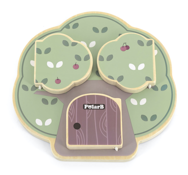 Zabawka drewniana Viga PolarB Drzewo edukacyjne Peek-a-boo 44088 (6971608440885)