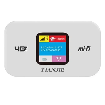 Wi-Fi роутер TIANJIE 4G 150Mbps M800-3-LCD (Білий)
