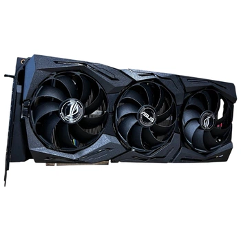 Дискретная видеокарта Asus ROG Strix Radeon RX 5700 Gaming OC, 8 GB GDDR6, 256-bit / 1x HDMI, 3x DisplayPort / Коробка / (STRIX-RX5700-O8G-GAMING) б/у