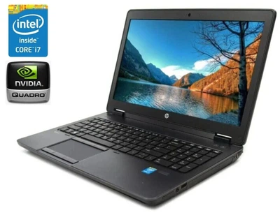 Мобильная рабочая станция HP ZBook 15 G1 / 15.6" (1920x1080) IPS / Intel Core i7-4900MQ (4 (8) ядра по 2.8 - 3.8 GHz) / 16 GB DDR3 / 256 GB SSD / nVidia Quadro K2100M, 2 GB GDDR5, 128-bit / WebCam / DVD-ROM / Win 10 Pro б/у