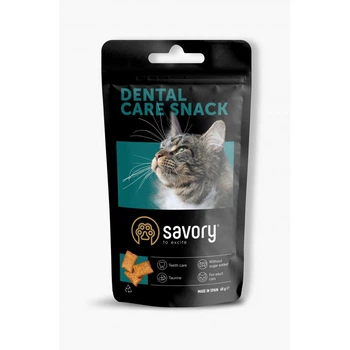 Хрумкі ласощі Savory Cats Snacks Pillows Dental Care для дорослих котів подушечки для здоров'я зубів 60 г (4820232631478)