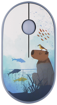 Миша 2E MF300 CAPYBARA:SWIM Silent WL BT, синій