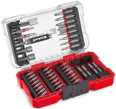 Биты Einhell S2 42 шт 50 мм 25 мм в пластиковом кейсе (696251)