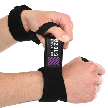 Бинты кистевые для жима LIFTING WRAPS EZOUS C-01 Черный