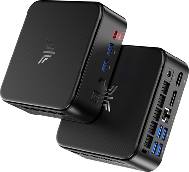 Мини-ПК NiPoGi AM16 / ΑMD Ryzen 5 PRO 5675U / RAM 16GB / SSD 512GB / HDMI / LAN / Wi-Fi 6 / Bluetooth 5.2 / Black