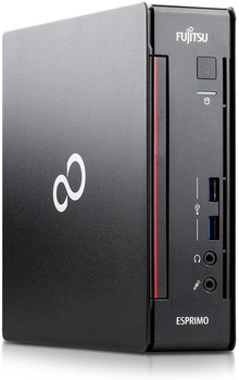 Мини ПК Fujitsu Esprimo Q556/2 / Intel Core i5-6500T / RAM 8GB / SSD 256GB / LAN / Windows 11 / Черный Б/В
