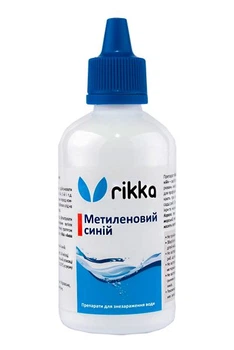 Метиленовий синій RIKKA - засіб проти грибкових захворювань акваріумних риб, 50мл