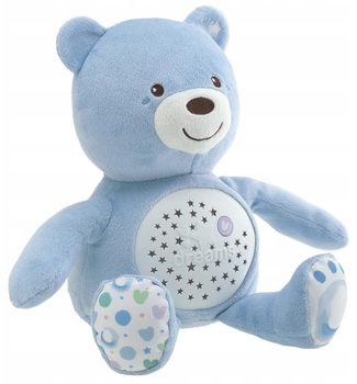 Lampka nocna projektor Chicco First Dreams Miś Niebeska (8058664060368)