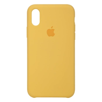 Silicone Case Original for Apple iPhone XS/X (HC) - Yellow
