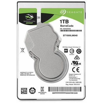 Накопитель HDD 2.5" SATA 1.0TB Seagate BarraCuda 5400rpm 128MB (ST1000LM048)
