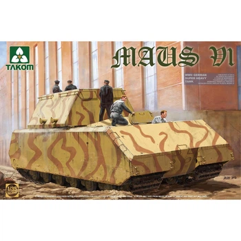 Збірна модель 1/35 Німецький надважкий танк Маус V1 Takom 2049