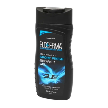 Гель для душа для мужчин Eloderma 3в1 Sport Fresh, 250 мл
