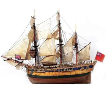 Збірна дерев'яна модель 1/54 Корабель "Endeavour" OcCre 14005