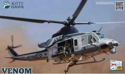 Збірна модель 1/48 Вертоліт UH-1Y "Venom" Zimi 80124