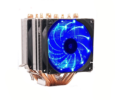 Охлаждение кулер для процессора Cold State Extreme 633 2х90 мм 4-pin LED BLUE (№221.3) 115x/1700/1200/1851 AM3/AM3+/AM4/AM5