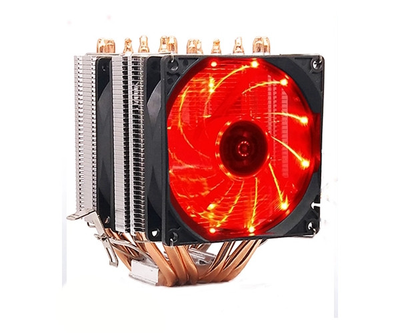Охлаждение кулер для процессора Cold State Extreme 623 2х90 мм 4-pin LED RED (№221.2) 115Х/1200/1700 AM3/AM3+/AM4/AM5