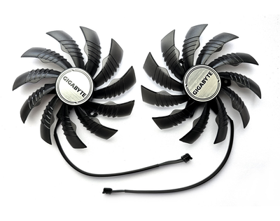 Вентилятор Everflow для видеокарты Gigabyte RTX 3060 Ti Eagle (orgnl) 95 мм T129215SH (T129215SU PLD10010S12H) комплект 2 шт (№426.5)