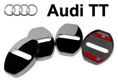 Накладка (заглушка) замка дверей Audi TT (4 двери) Черные
