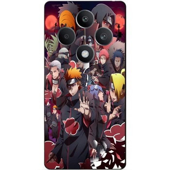 Чехол силиконовый бампер Candy для Oppo Reno 12F с рисунком Наруто Naruto аниме